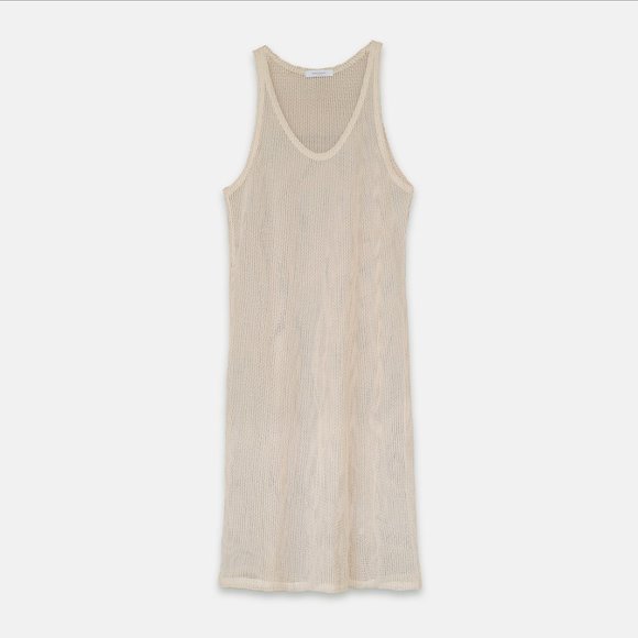 Size-M, Crochet cotton midi dress - Picture 2 of 4